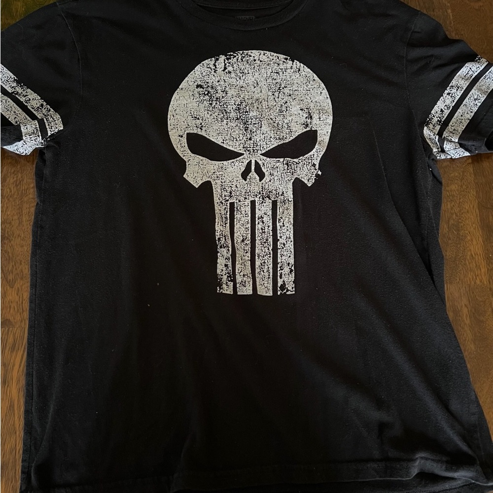 Marvel The Punisher Black Graphic T-Shirt